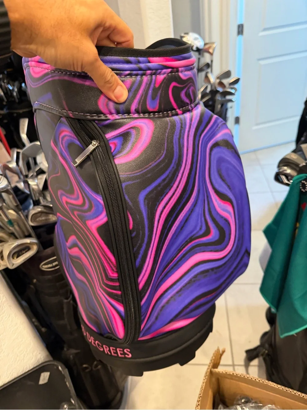 Golf 360 Degree Pink & Purple den caddy Custom